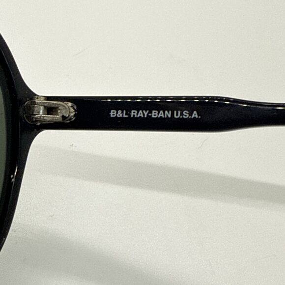 VINTAGE B&L RAY-BAN L1668 BLK/TORTOISE BLEND VAGABOND STYLE-A UV SUNGLASSES - Picture 7 of 11
